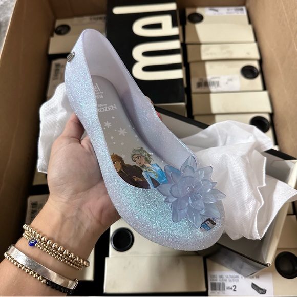 Mini Melissa Shoes Girls Mini Melissa Frozen Ballet Flat Poshmark